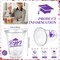 200 Pcs 12oz Graduation Cups 2026 Disposable Plastic Cups for Class of 2026 Graduation Party Congrats Grad Elegant Party Supplies Tableware Decorations (Purple)